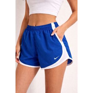 Nike Dri-FIT Running Shorts Blue White Athletic Track Gym Women’s Size Medium